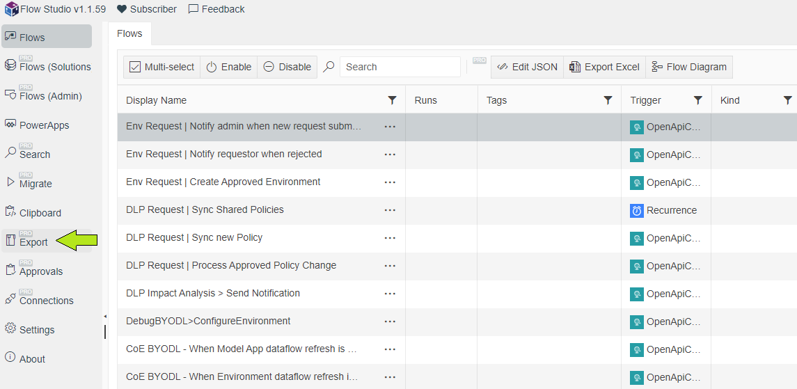 Bulk Export Flows