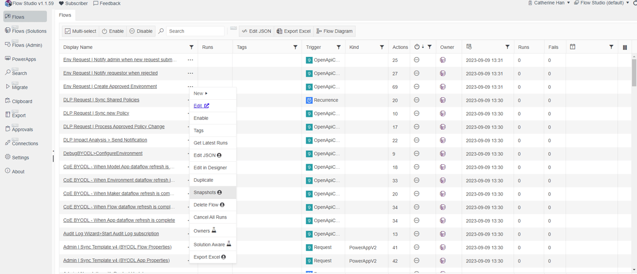 Flow Studio Snapshot Power Automate Restore Version Recovery