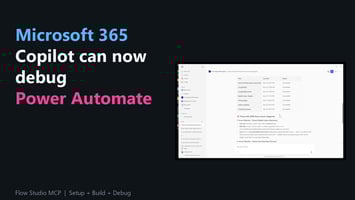 M365 Copilot can debug Power Automate